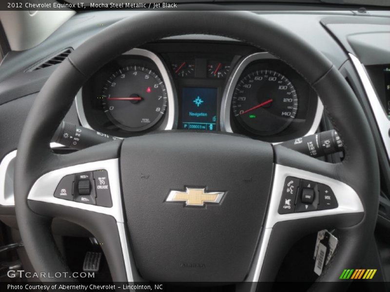 Mocha Steel Metallic / Jet Black 2012 Chevrolet Equinox LT