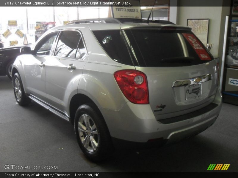 Silver Ice Metallic / Light Titanium/Jet Black 2012 Chevrolet Equinox LTZ