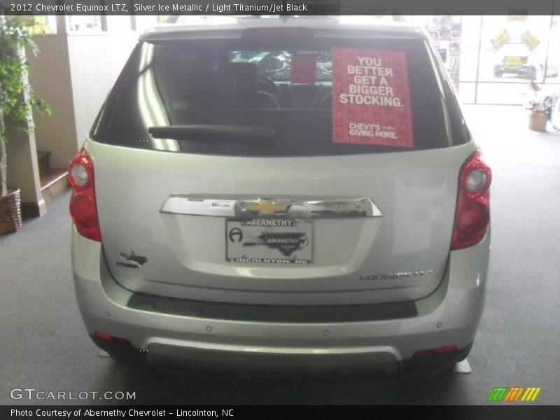 Silver Ice Metallic / Light Titanium/Jet Black 2012 Chevrolet Equinox LTZ
