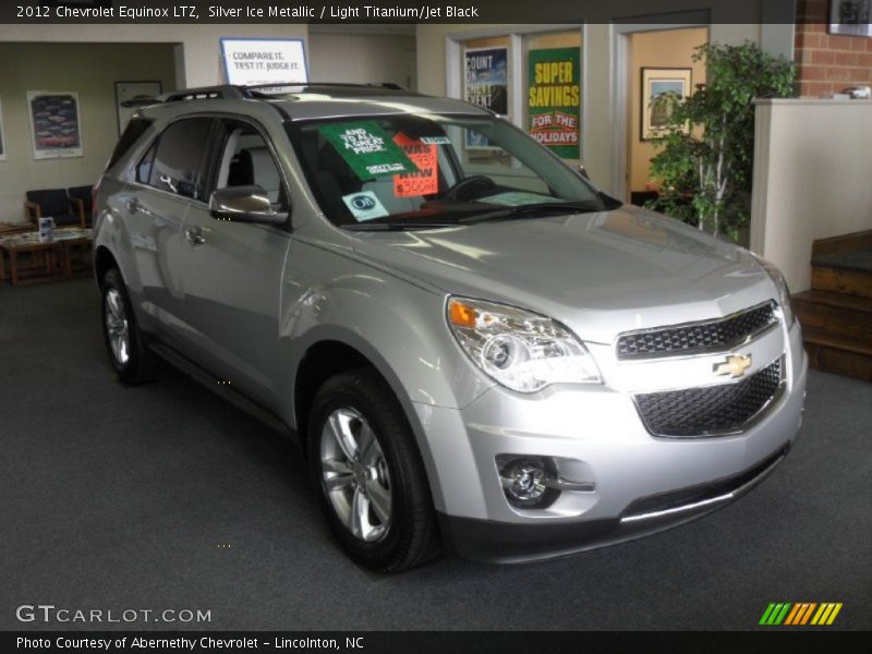 Silver Ice Metallic / Light Titanium/Jet Black 2012 Chevrolet Equinox LTZ