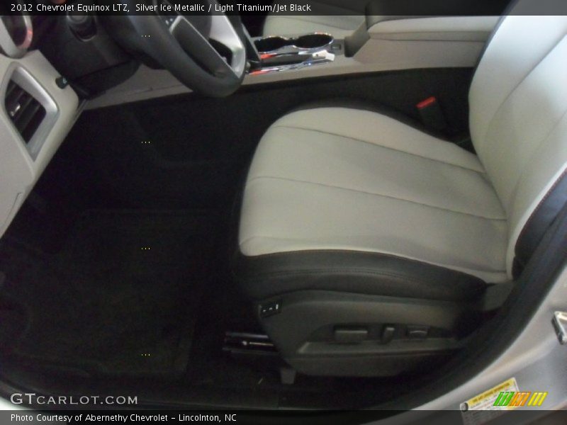 Silver Ice Metallic / Light Titanium/Jet Black 2012 Chevrolet Equinox LTZ