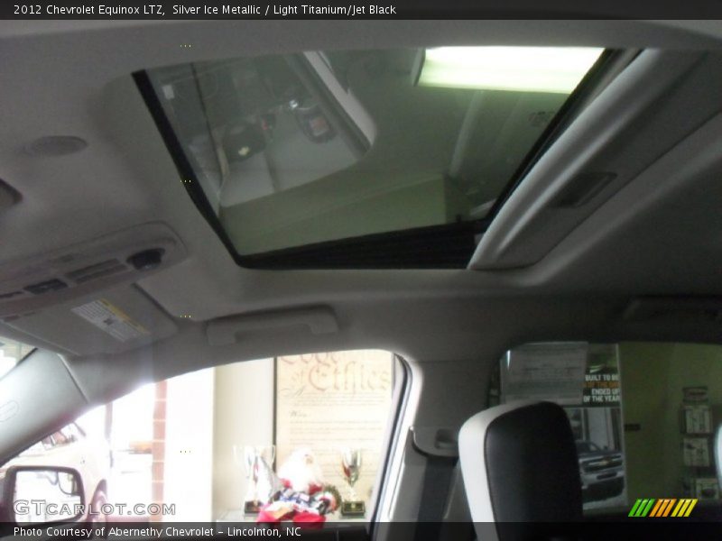 Silver Ice Metallic / Light Titanium/Jet Black 2012 Chevrolet Equinox LTZ