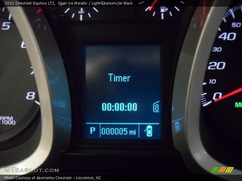 Silver Ice Metallic / Light Titanium/Jet Black 2012 Chevrolet Equinox LTZ