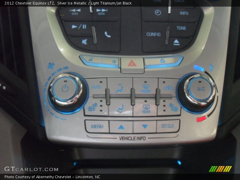 Silver Ice Metallic / Light Titanium/Jet Black 2012 Chevrolet Equinox LTZ