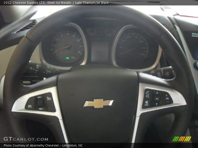 Silver Ice Metallic / Light Titanium/Jet Black 2012 Chevrolet Equinox LTZ
