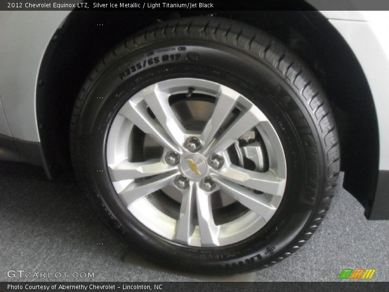 Silver Ice Metallic / Light Titanium/Jet Black 2012 Chevrolet Equinox LTZ