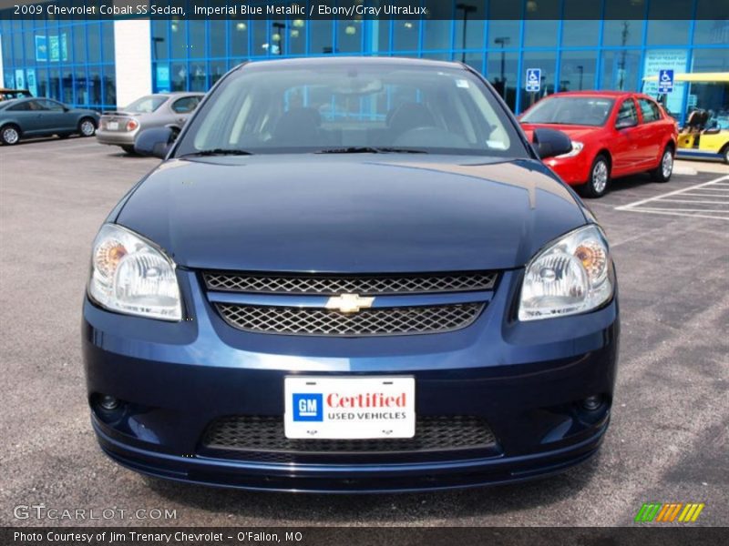 Imperial Blue Metallic / Ebony/Gray UltraLux 2009 Chevrolet Cobalt SS Sedan