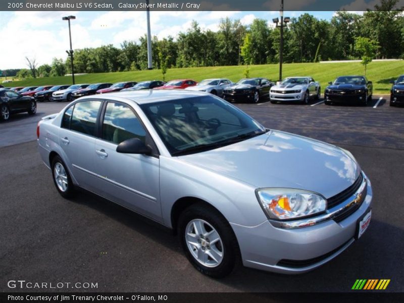 Galaxy Silver Metallic / Gray 2005 Chevrolet Malibu LS V6 Sedan