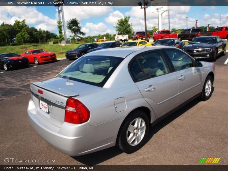 Galaxy Silver Metallic / Gray 2005 Chevrolet Malibu LS V6 Sedan