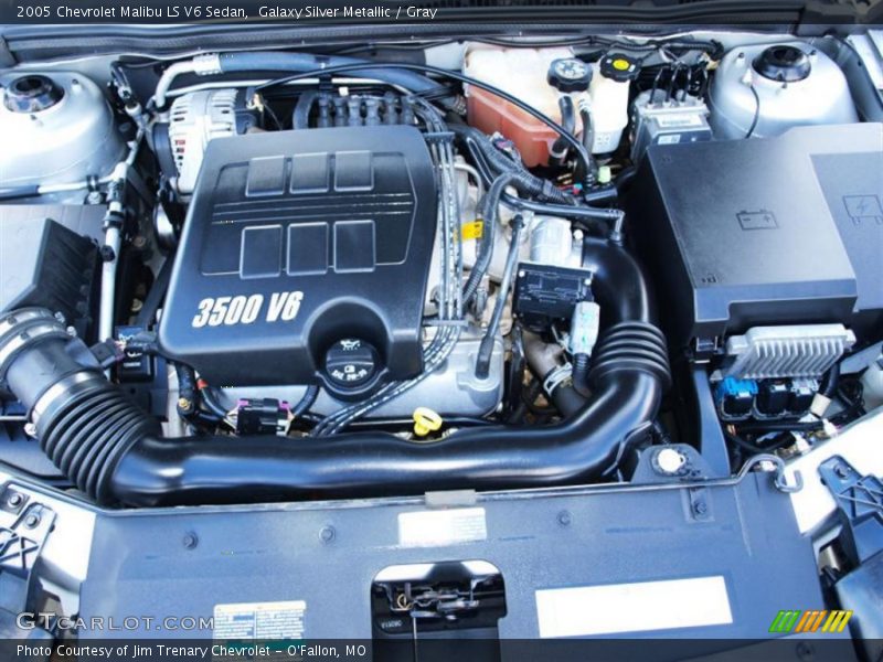 Galaxy Silver Metallic / Gray 2005 Chevrolet Malibu LS V6 Sedan