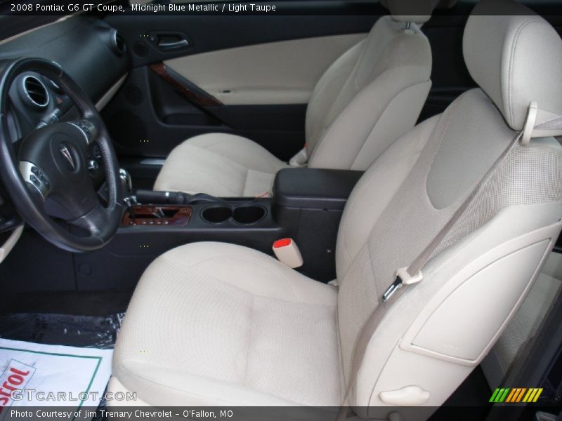 Midnight Blue Metallic / Light Taupe 2008 Pontiac G6 GT Coupe