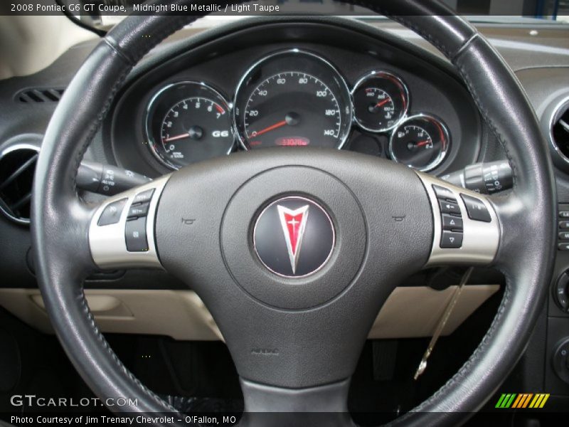 Midnight Blue Metallic / Light Taupe 2008 Pontiac G6 GT Coupe