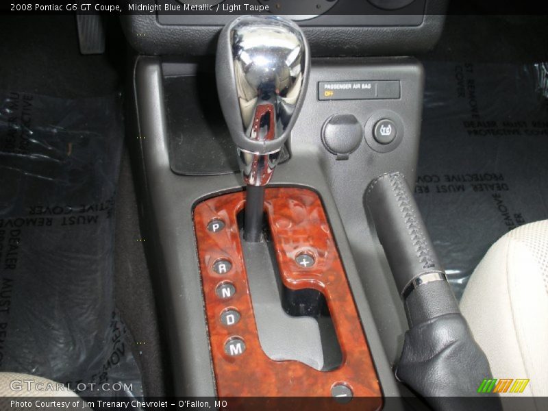 Midnight Blue Metallic / Light Taupe 2008 Pontiac G6 GT Coupe