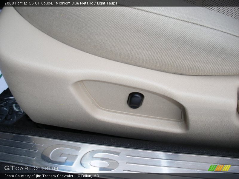Midnight Blue Metallic / Light Taupe 2008 Pontiac G6 GT Coupe