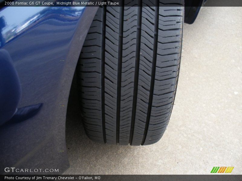 Midnight Blue Metallic / Light Taupe 2008 Pontiac G6 GT Coupe