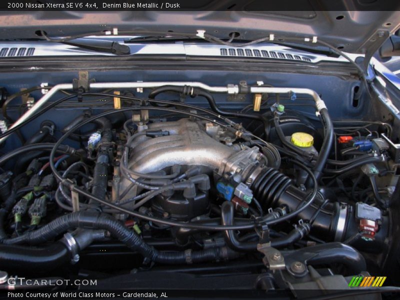 Denim Blue Metallic / Dusk 2000 Nissan Xterra SE V6 4x4