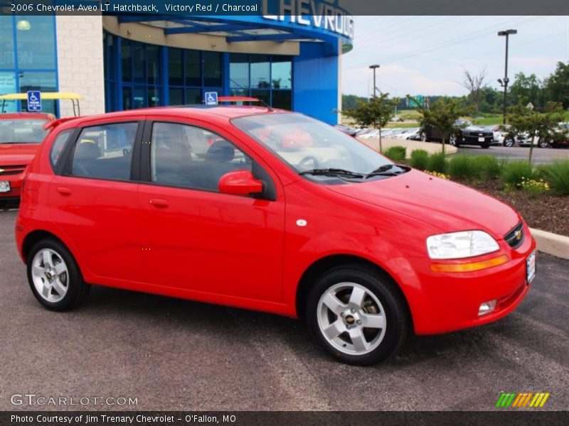 Victory Red / Charcoal 2006 Chevrolet Aveo LT Hatchback
