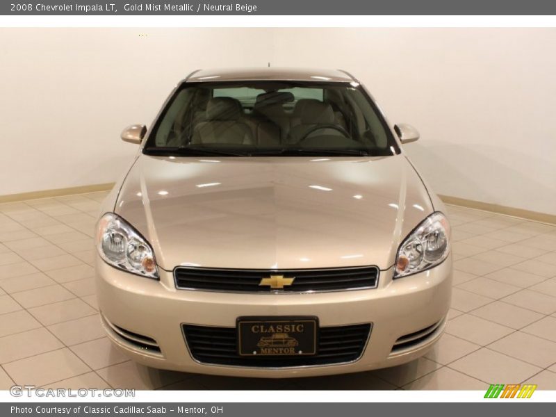 Gold Mist Metallic / Neutral Beige 2008 Chevrolet Impala LT