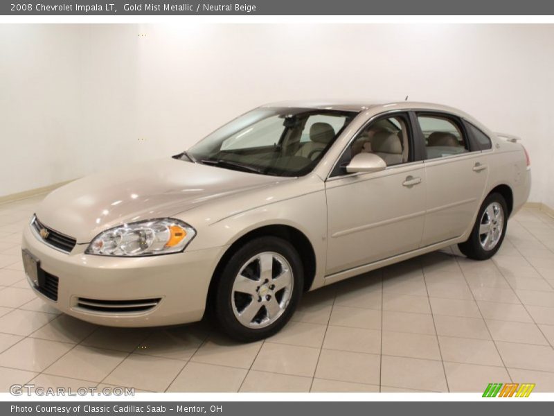 Gold Mist Metallic / Neutral Beige 2008 Chevrolet Impala LT