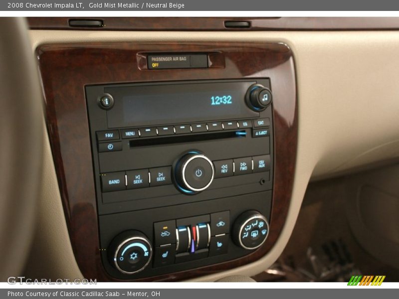 Gold Mist Metallic / Neutral Beige 2008 Chevrolet Impala LT