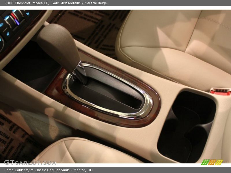 Gold Mist Metallic / Neutral Beige 2008 Chevrolet Impala LT