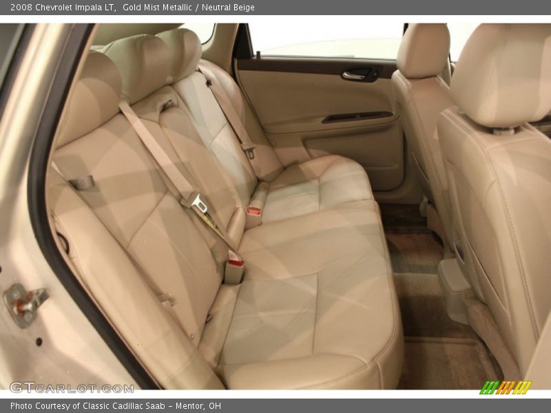 Gold Mist Metallic / Neutral Beige 2008 Chevrolet Impala LT