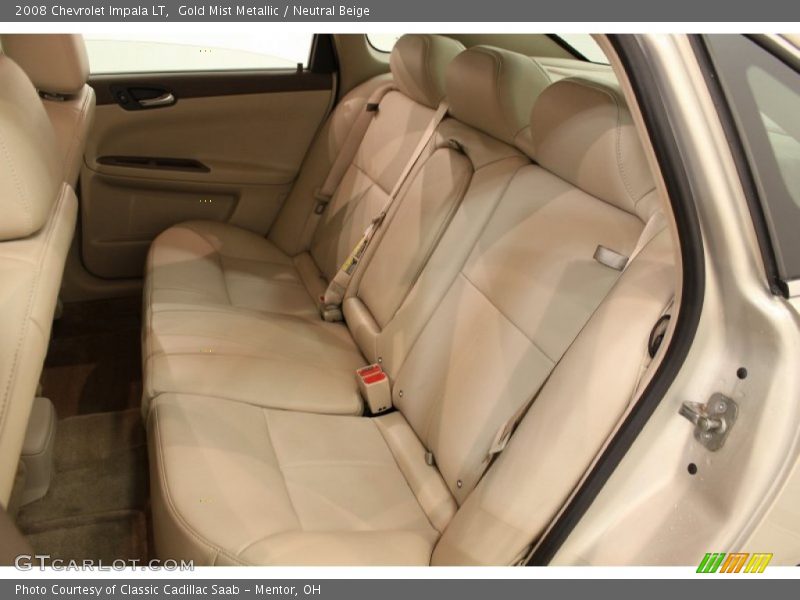 Gold Mist Metallic / Neutral Beige 2008 Chevrolet Impala LT