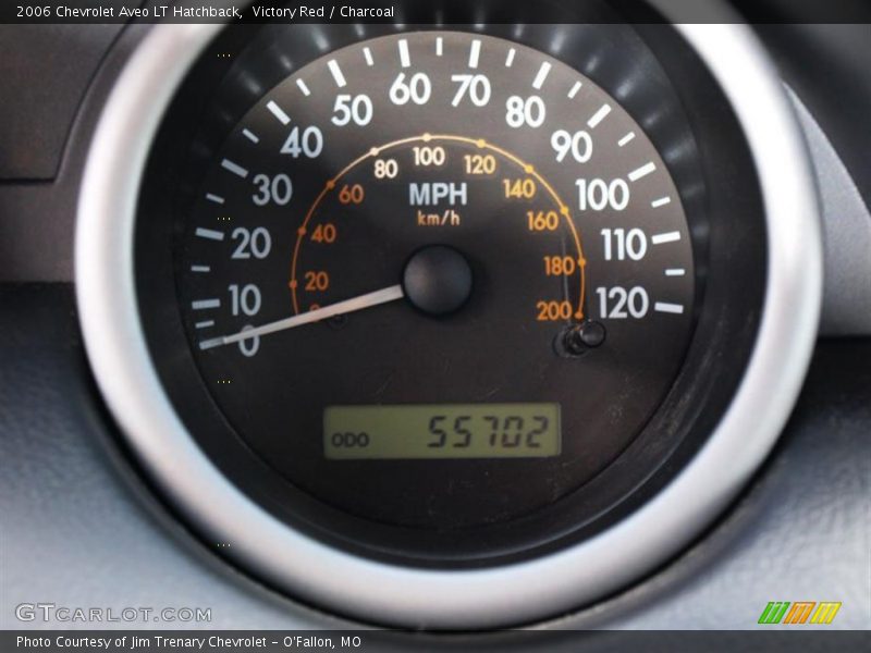 Victory Red / Charcoal 2006 Chevrolet Aveo LT Hatchback