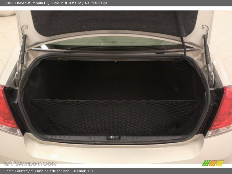 Gold Mist Metallic / Neutral Beige 2008 Chevrolet Impala LT