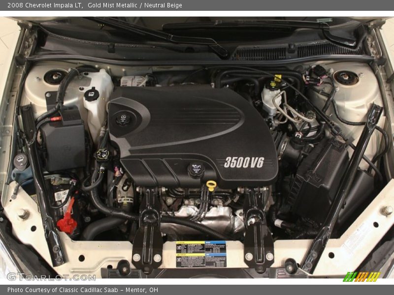 Gold Mist Metallic / Neutral Beige 2008 Chevrolet Impala LT