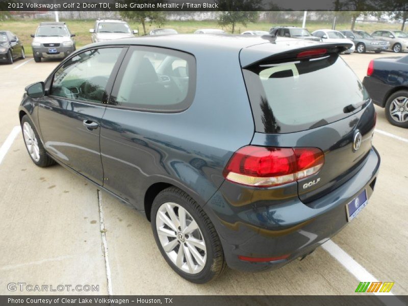 Blue Graphite Metallic / Titan Black 2012 Volkswagen Golf 2 Door TDI