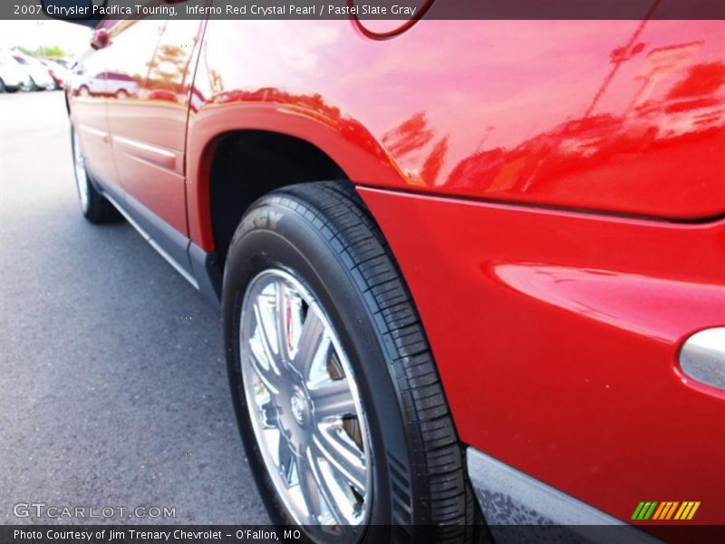 Inferno Red Crystal Pearl / Pastel Slate Gray 2007 Chrysler Pacifica Touring