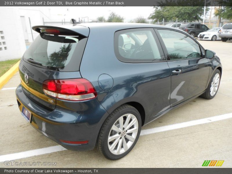 Blue Graphite Metallic / Titan Black 2012 Volkswagen Golf 2 Door TDI