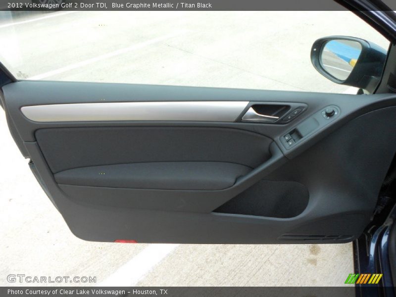 Blue Graphite Metallic / Titan Black 2012 Volkswagen Golf 2 Door TDI