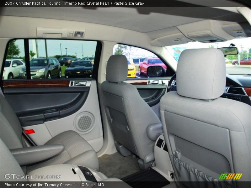 Inferno Red Crystal Pearl / Pastel Slate Gray 2007 Chrysler Pacifica Touring
