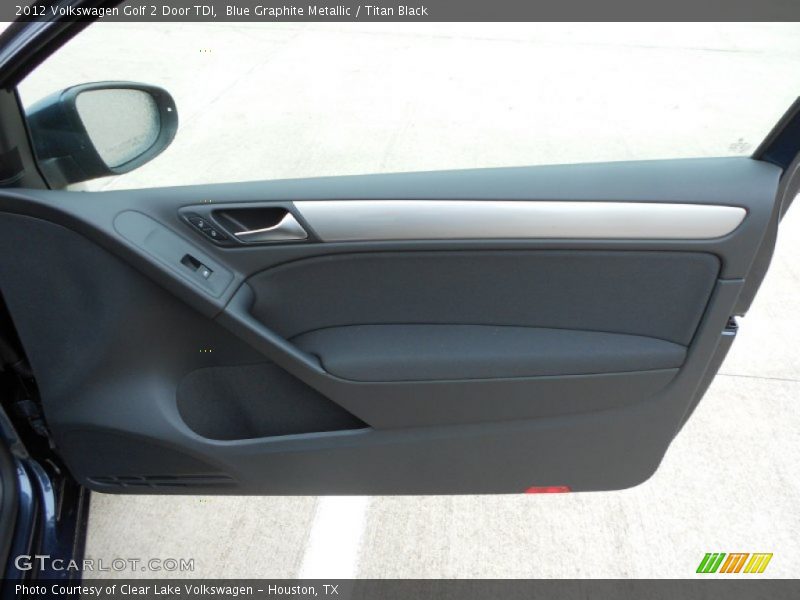 Blue Graphite Metallic / Titan Black 2012 Volkswagen Golf 2 Door TDI