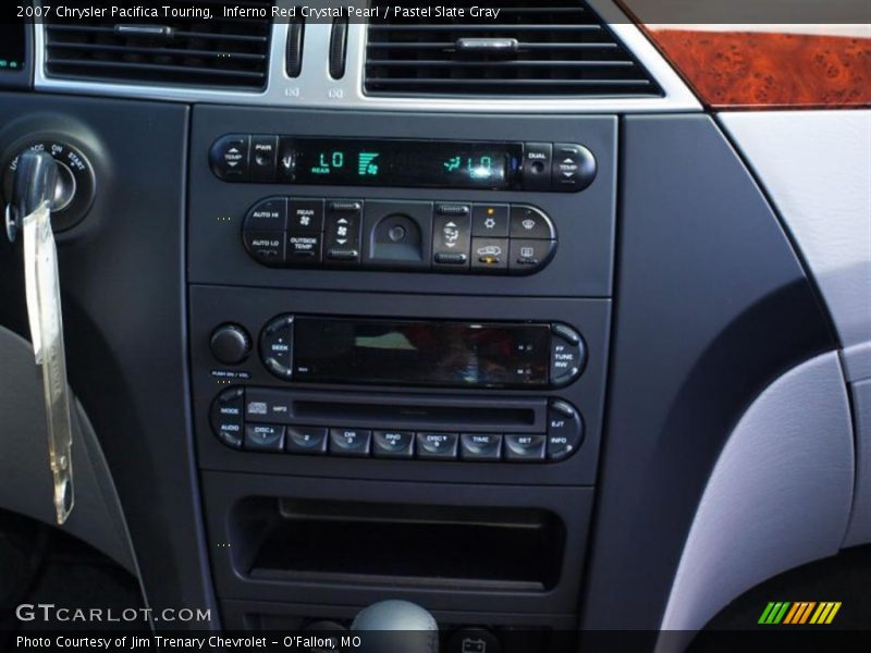 Inferno Red Crystal Pearl / Pastel Slate Gray 2007 Chrysler Pacifica Touring