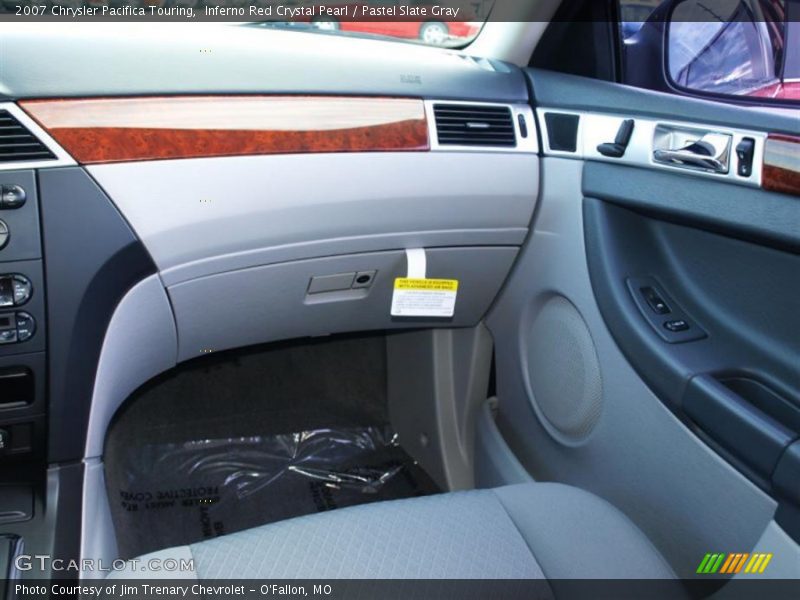 Inferno Red Crystal Pearl / Pastel Slate Gray 2007 Chrysler Pacifica Touring