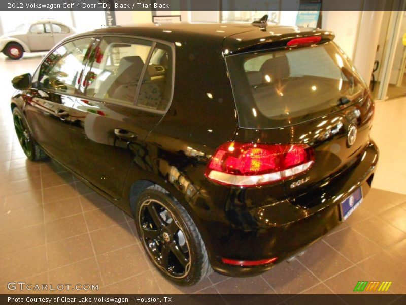 Black / Titan Black 2012 Volkswagen Golf 4 Door TDI