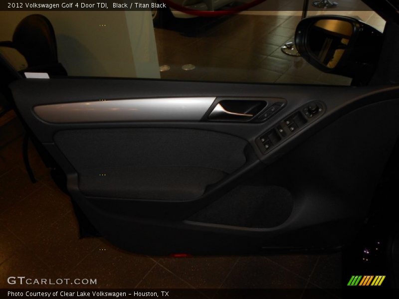 Black / Titan Black 2012 Volkswagen Golf 4 Door TDI