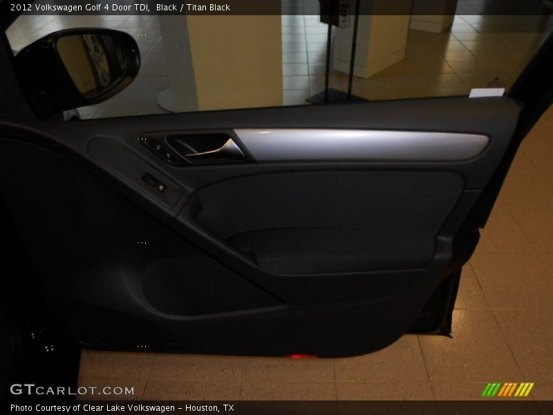 Black / Titan Black 2012 Volkswagen Golf 4 Door TDI