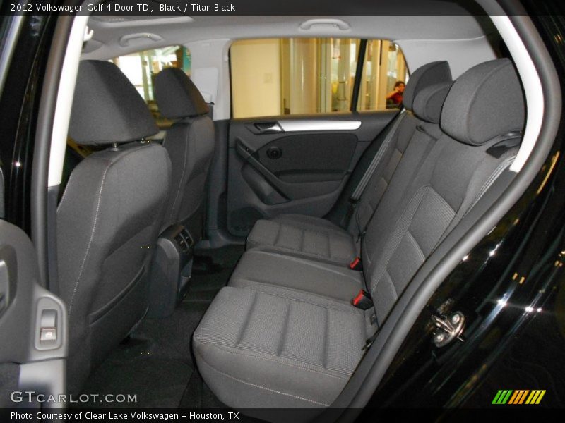 Black / Titan Black 2012 Volkswagen Golf 4 Door TDI