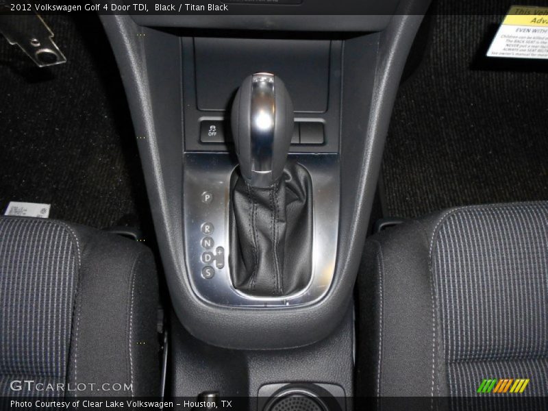 Black / Titan Black 2012 Volkswagen Golf 4 Door TDI