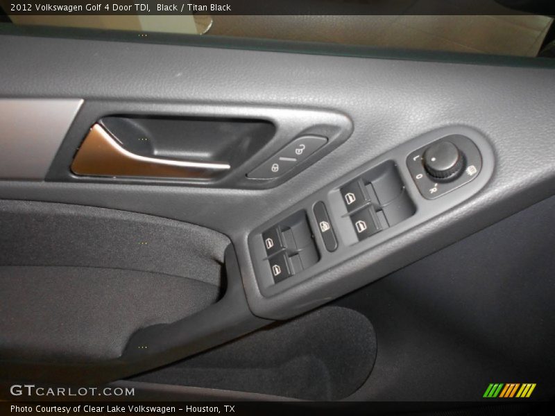 Black / Titan Black 2012 Volkswagen Golf 4 Door TDI
