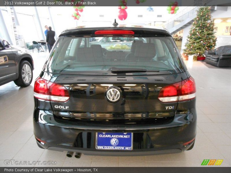 Black / Titan Black 2012 Volkswagen Golf 2 Door TDI