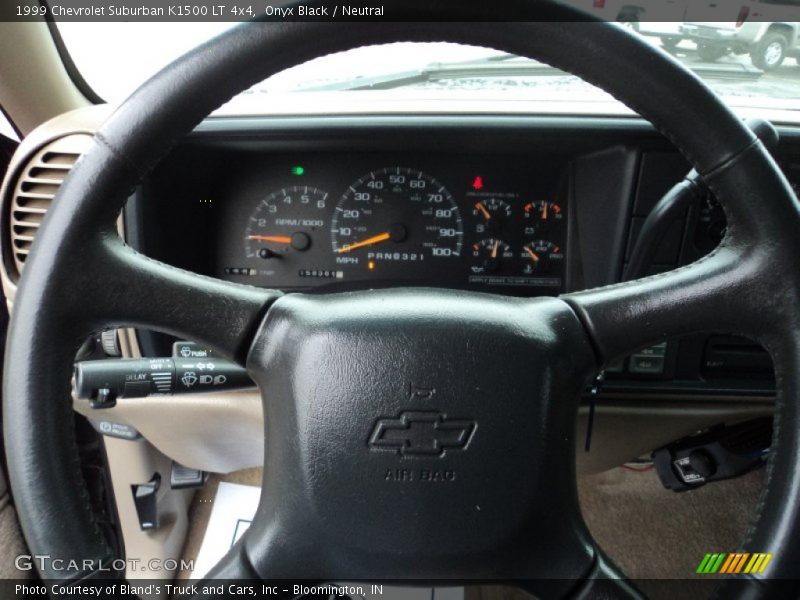 Onyx Black / Neutral 1999 Chevrolet Suburban K1500 LT 4x4