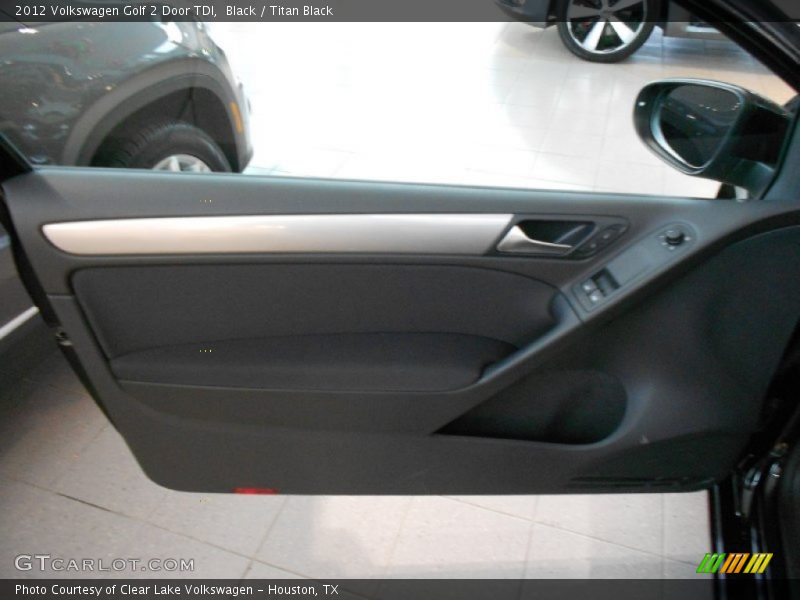 Black / Titan Black 2012 Volkswagen Golf 2 Door TDI