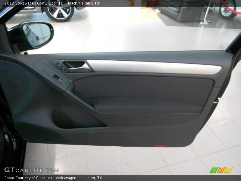 Black / Titan Black 2012 Volkswagen Golf 2 Door TDI