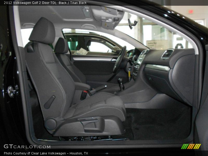 Black / Titan Black 2012 Volkswagen Golf 2 Door TDI