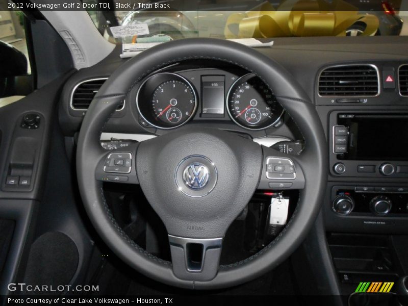  2012 Golf 2 Door TDI Steering Wheel